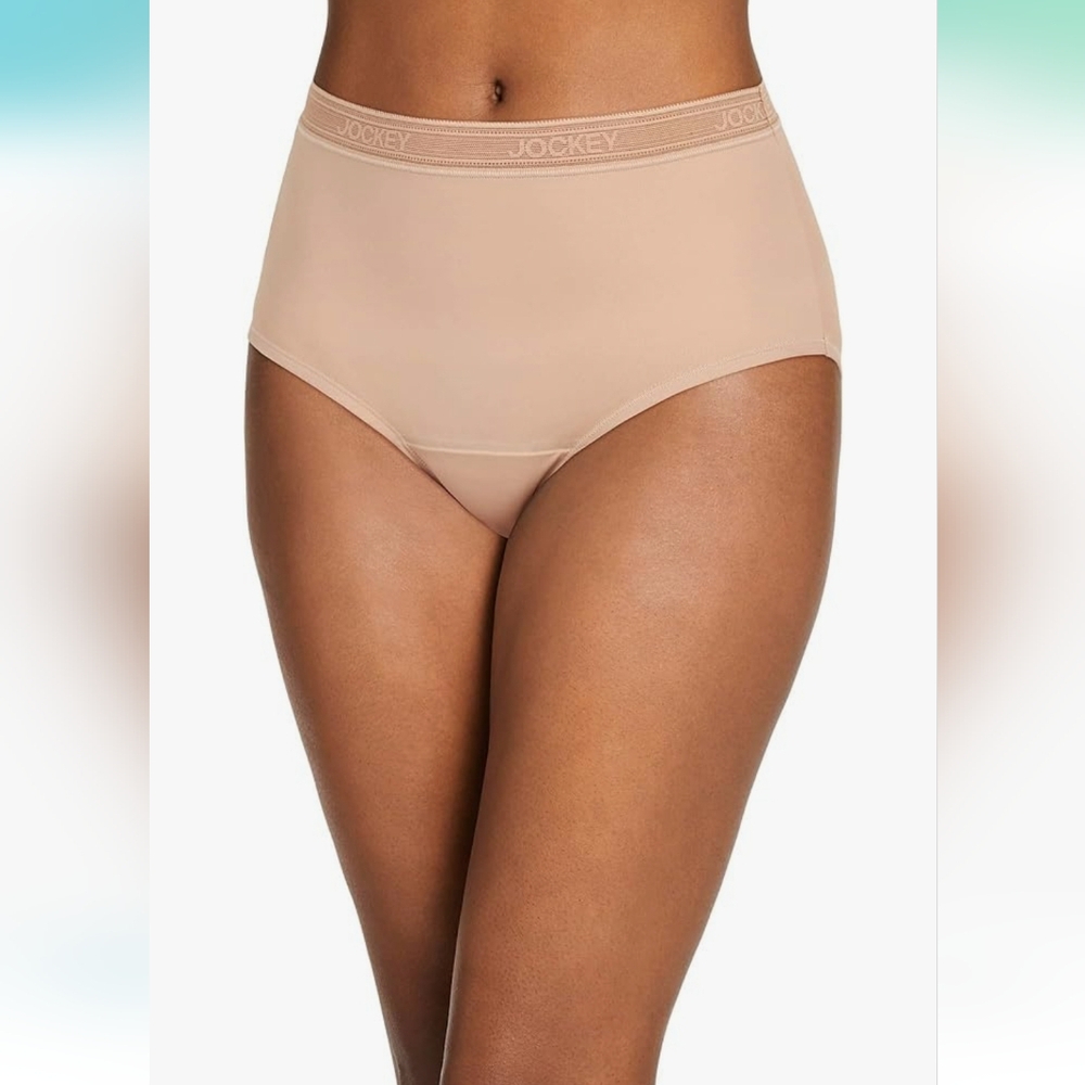 #3, NWT Jockey Absorbent underwear, high-waist Brief,L
